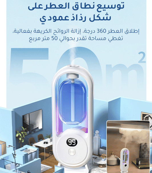 آلة العطر اللاسلكية التلقائية المنزلية مع شاشة رقمية 【خالية من الكحول】